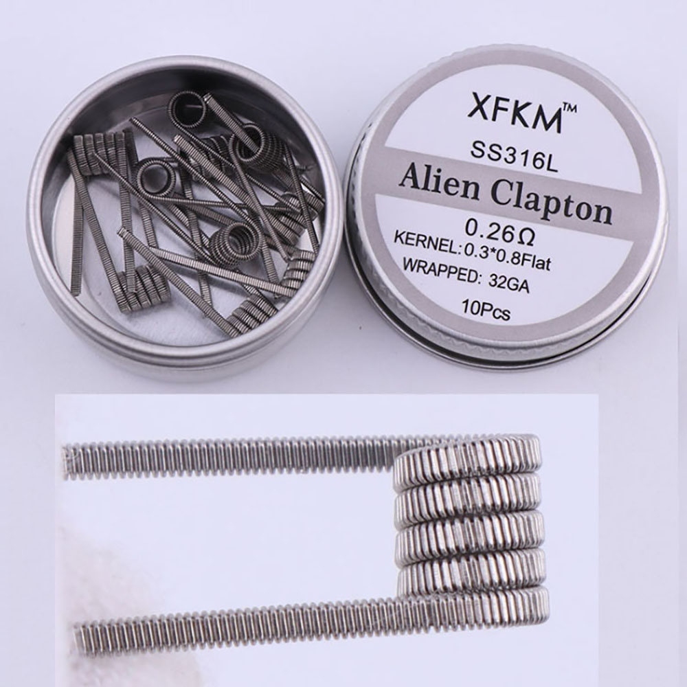 Clapton Wire Pre Built - 외계인 클랩튼 융합 클랩튼 프리메이드 코일,