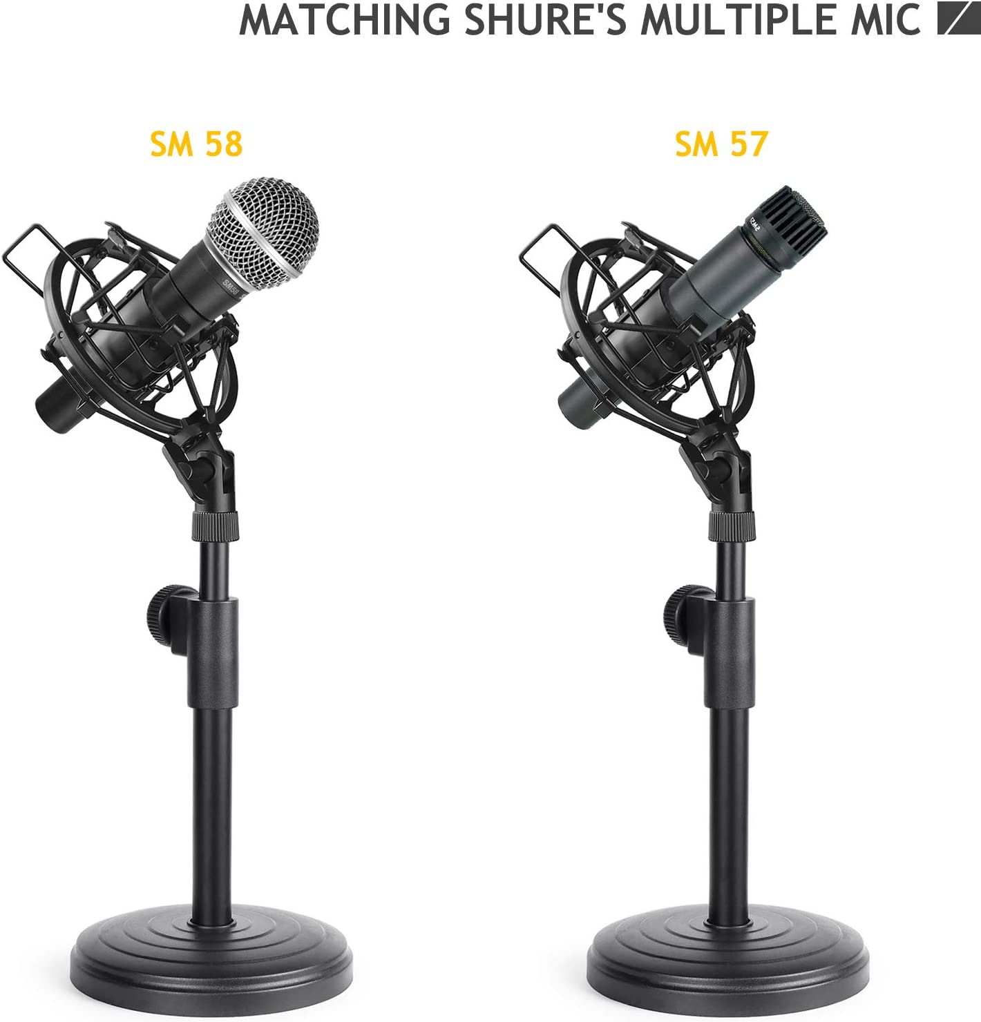 책상 마이크 스탠드, 조정 가능한 테이블 마이크 스탠드 - Shure Mic Sm58 리뷰 및 가격